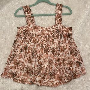 En Saison Willa pleated blouse.Size medium.